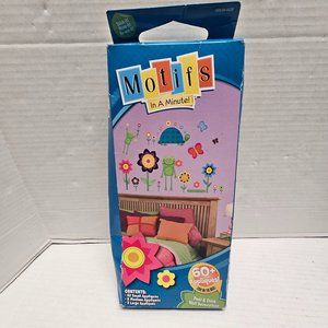 Motifs In a Minute Peel & Stick Wall Decorations Frogs Turtles and Florals